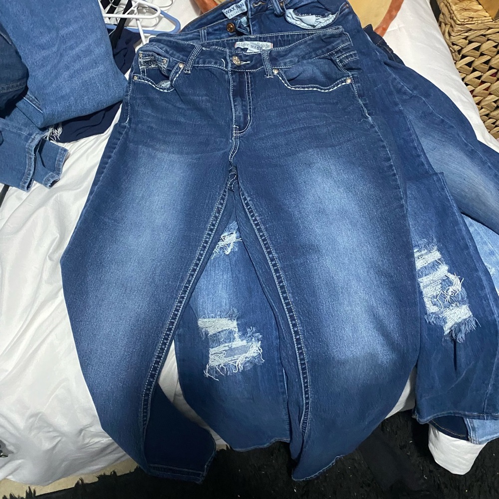 selling my love indigo jeans!